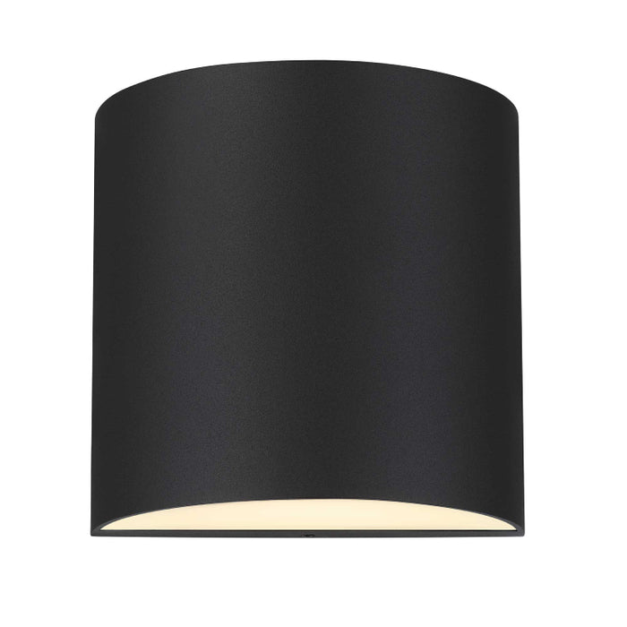 Alteck Lighting AW0028-3CCT-W Veil 1-lt 5" LED Outdoor Wall Sconce, 3CCT Selectable