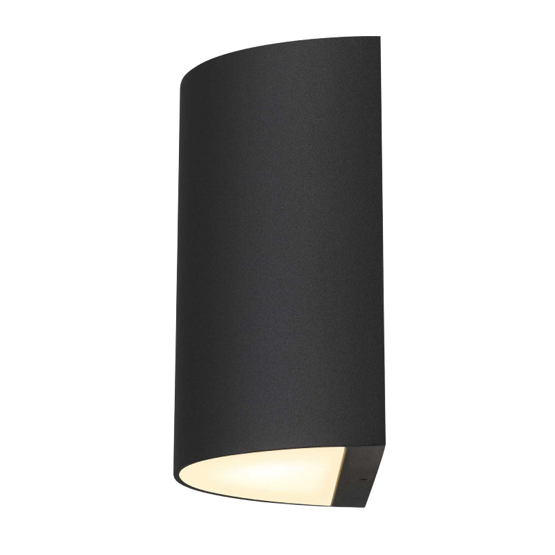 Alteck Lighting AW0028-3CCT-W Veil 1-lt 5" LED Outdoor Wall Sconce, 3CCT Selectable
