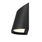Alteck Lighting AW0030-3CCT-W Ambit 1-lt 6" LED Outdoor Wall Sconce, 3CCT Selectable