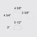 Alteck Lighting AW0030-3CCT-W Ambit 1-lt 6" LED Outdoor Wall Sconce, 3CCT Selectable