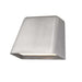 Alteck Lighting AW0031-3CCT-W Bull 1-lt 6" LED Outdoor Wall Sconce, 3CCT Selectable - Brushed Aluminum