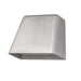 Alteck Lighting AW0031-3CCT-W Bull 1-lt 6" LED Outdoor Wall Sconce, 3CCT Selectable - Brushed Aluminum