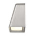 Alteck Lighting AW0031-3CCT-W Bull 1-lt 6" LED Outdoor Wall Sconce, 3CCT Selectable - Brushed Aluminum