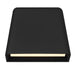 Alteck Lighting AW0031-3CCT-W Bull 1-lt 6" LED Outdoor Wall Sconce, 3CCT Selectable - Sand Black