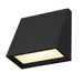 Alteck Lighting AW0029-3CCT-W Slope 1-lt 5" LED Outdoor Wall Sconce, 3CCT Selectable