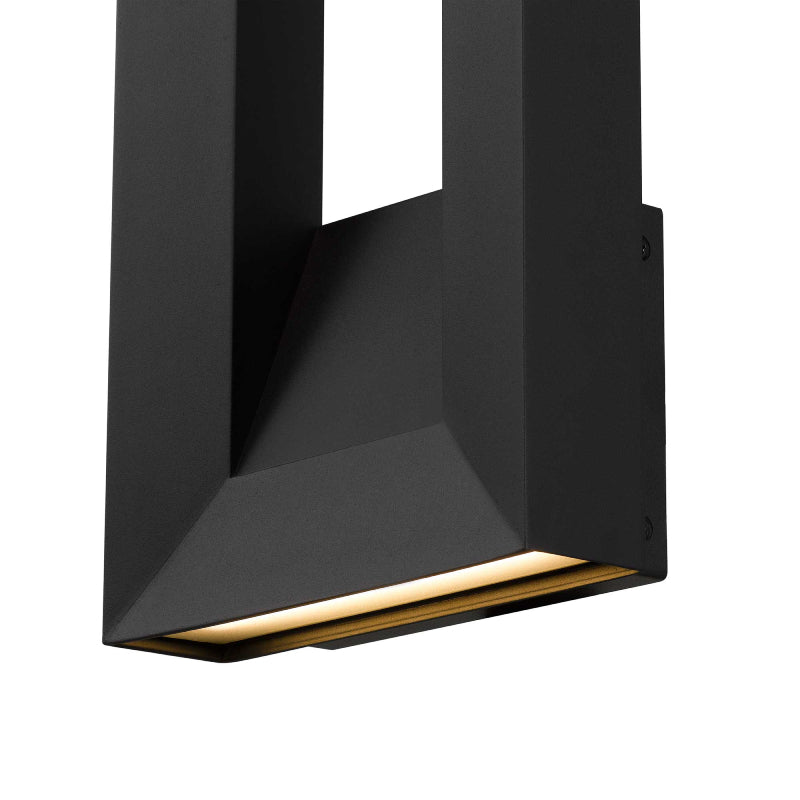 Alteck Lighting AW0033-3CCT-W Paletto 1-lt 16" Tall LED Outdoor Wall Sconce, 3CCT Selectable