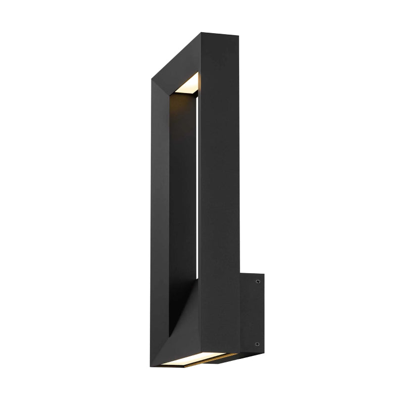 Alteck Lighting AW0034-3CCT-W Paletto 1-lt 22" Tall LED Outdoor Wall Sconce, 3CCT Selectable
