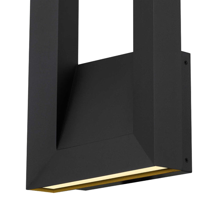 Alteck Lighting AW0035-3CCT-W Paletto 1-lt 28" Tall LED Outdoor Wall Sconce, 3CCT Selectable