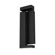 Alteck Lighting AW0037-3CCT-W Dance 1-lt 18" Tall LED Outdoor Wall Sconce, 3CCT Selectable