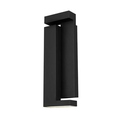 Alteck Lighting AW0037-3CCT-W Dance 1-lt 18" Tall LED Outdoor Wall Sconce, 3CCT Selectable