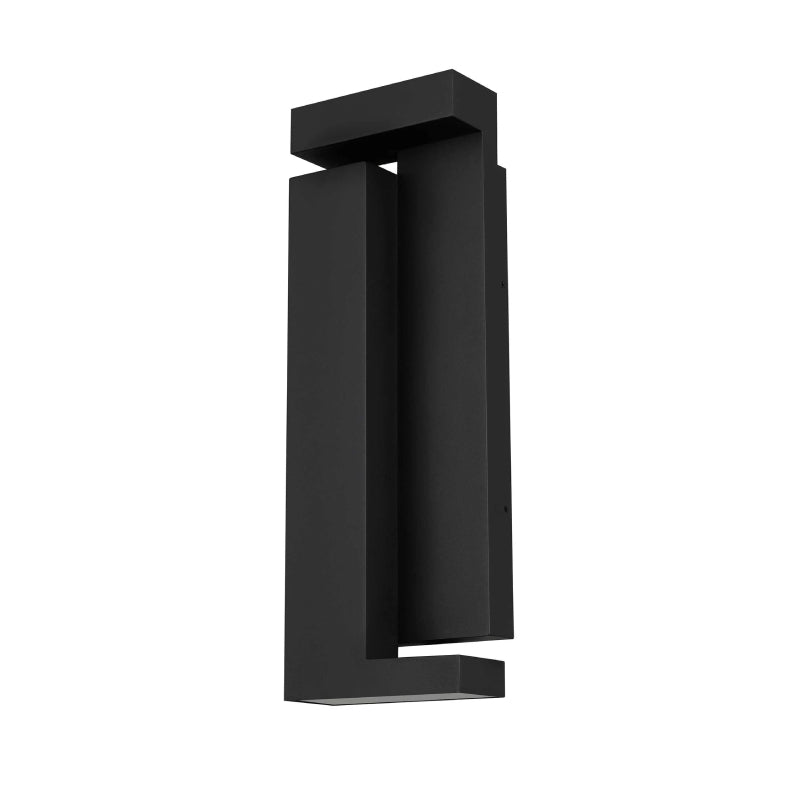 Alteck Lighting AW0037-3CCT-W Dance 1-lt 18" Tall LED Outdoor Wall Sconce, 3CCT Selectable