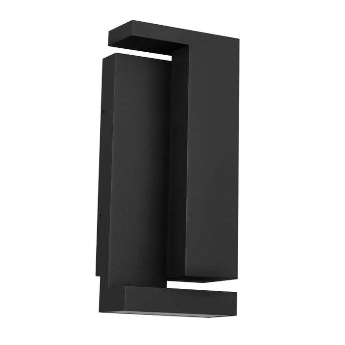 Alteck Lighting AW0037-3CCT-W Dance 1-lt 18" Tall LED Outdoor Wall Sconce, 3CCT Selectable