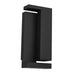 Alteck Lighting AW0037-3CCT-W Dance 1-lt 18" Tall LED Outdoor Wall Sconce, 3CCT Selectable