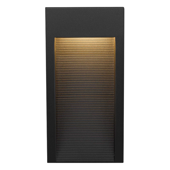 Alteck Lighting AW0038-3CCT-W Taper 1-lt 10" Tall LED Outdoor Wall Sconce, 3CCT Selectable