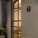 Alteck Lighting AW0038-3CCT-W Taper 1-lt 10" Tall LED Outdoor Wall Sconce, 3CCT Selectable