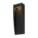 Alteck Lighting AW0039-3CCT-W Taper 1-lt 16" Tall LED Outdoor Wall Sconce, 3CCT Selectable