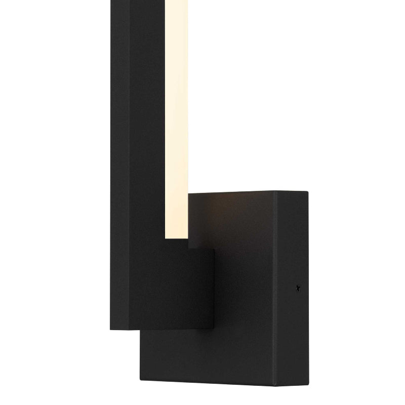 Alteck Lighting AW0040-3CCT-W Lana 1-lt 18" Tall LED Outdoor Wall Sconce, 3CCT Selectable
