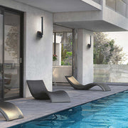 Alteck Lighting AW0040-3CCT-W Lana 1-lt 18" Tall LED Outdoor Wall Sconce, 3CCT Selectable