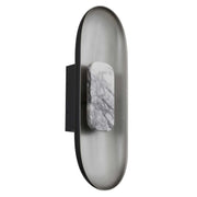 Alteck Lighting AW0042-3CCT-W Marilyn 1-lt 20" Tall LED Outdoor Wall Sconce, 3CCT Selectable - Brushed Aluminum