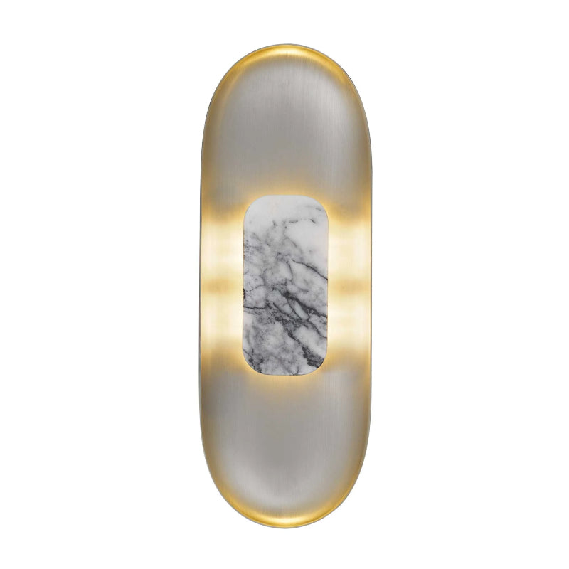 Alteck Lighting AW0042-3CCT-W Marilyn 1-lt 20" Tall LED Outdoor Wall Sconce, 3CCT Selectable - Brushed Aluminum