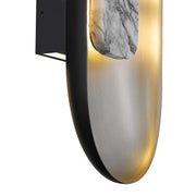 Alteck Lighting AW0042-3CCT-W Marilyn 1-lt 20" Tall LED Outdoor Wall Sconce, 3CCT Selectable - Brushed Aluminum