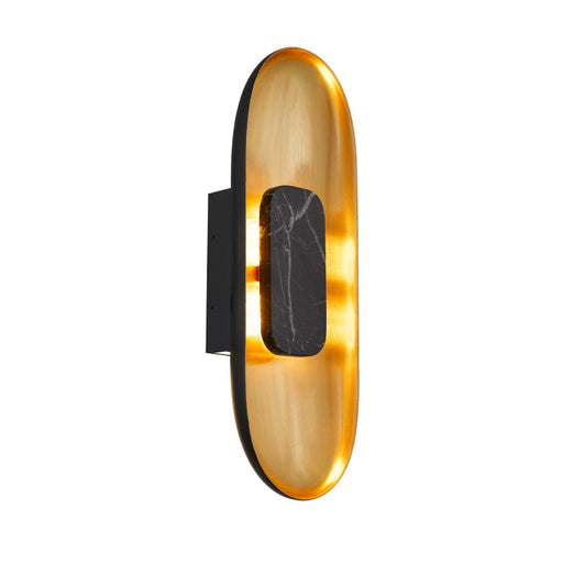 Alteck Lighting AW0042-3CCT-W Marilyn 1-lt 20" Tall LED Outdoor Wall Sconce, 3CCT Selectable - Brushed Brass