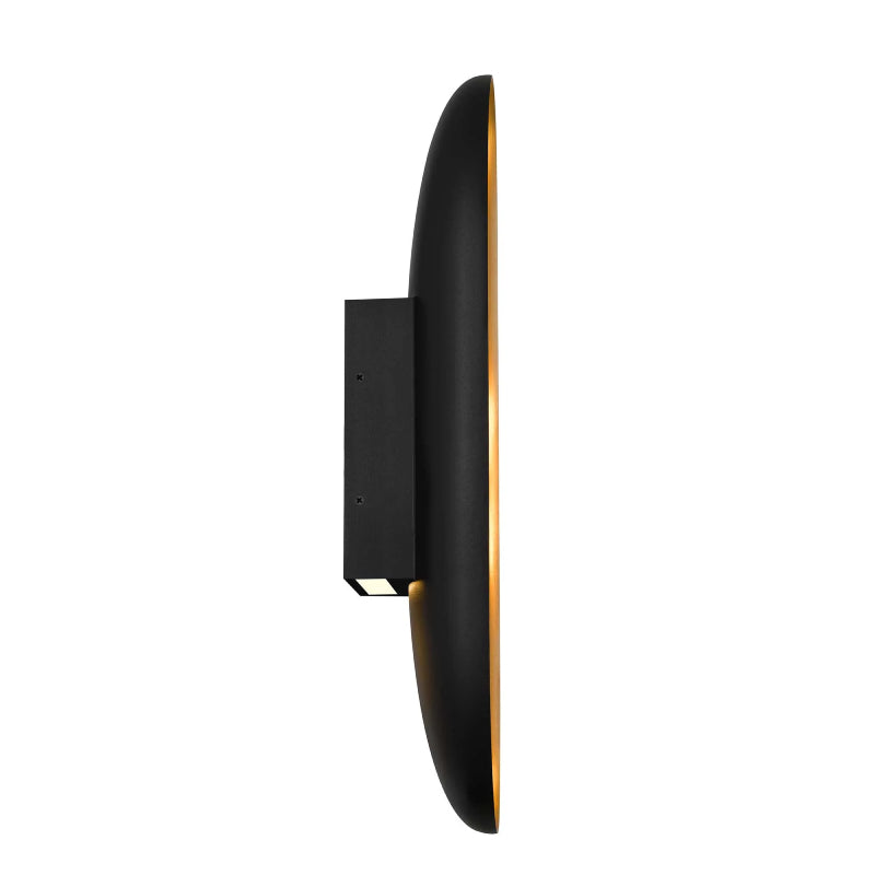 Alteck Lighting AW0042-3CCT-W Marilyn 1-lt 20" Tall LED Outdoor Wall Sconce, 3CCT Selectable - Brushed Brass