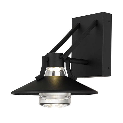 Alteck Lighting AW0043-3CCT-W Radiant 1-lt 9" Tall LED Outdoor Wall Sconce, 3CCT Selectable