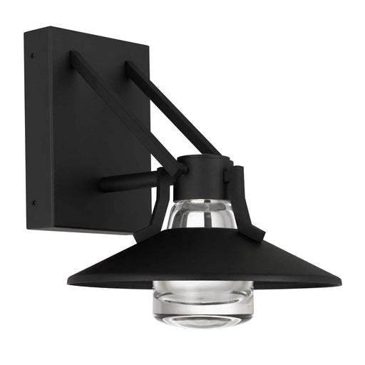 Alteck Lighting AW0043-3CCT-W Radiant 1-lt 9" Tall LED Outdoor Wall Sconce, 3CCT Selectable