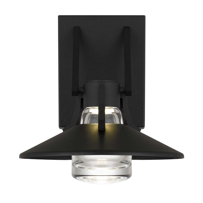 Alteck Lighting AW0043-3CCT-W Radiant 1-lt 9" Tall LED Outdoor Wall Sconce, 3CCT Selectable