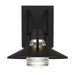 Alteck Lighting AW0043-3CCT-W Radiant 1-lt 9" Tall LED Outdoor Wall Sconce, 3CCT Selectable