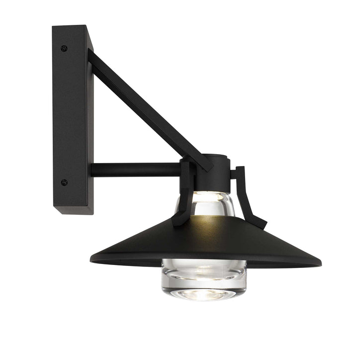 Alteck Lighting AW0043-3CCT-W Radiant 1-lt 9" Tall LED Outdoor Wall Sconce, 3CCT Selectable