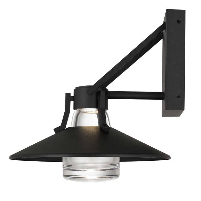 Alteck Lighting AW0044-3CCT-W Radiant 1-lt 11" Tall LED Outdoor Wall Sconce, 3CCT Selectable