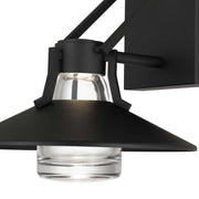 Alteck Lighting AW0044-3CCT-W Radiant 1-lt 11" Tall LED Outdoor Wall Sconce, 3CCT Selectable