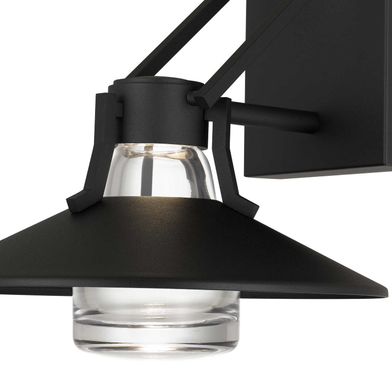 Alteck Lighting AW0044-3CCT-W Radiant 1-lt 11" Tall LED Outdoor Wall Sconce, 3CCT Selectable