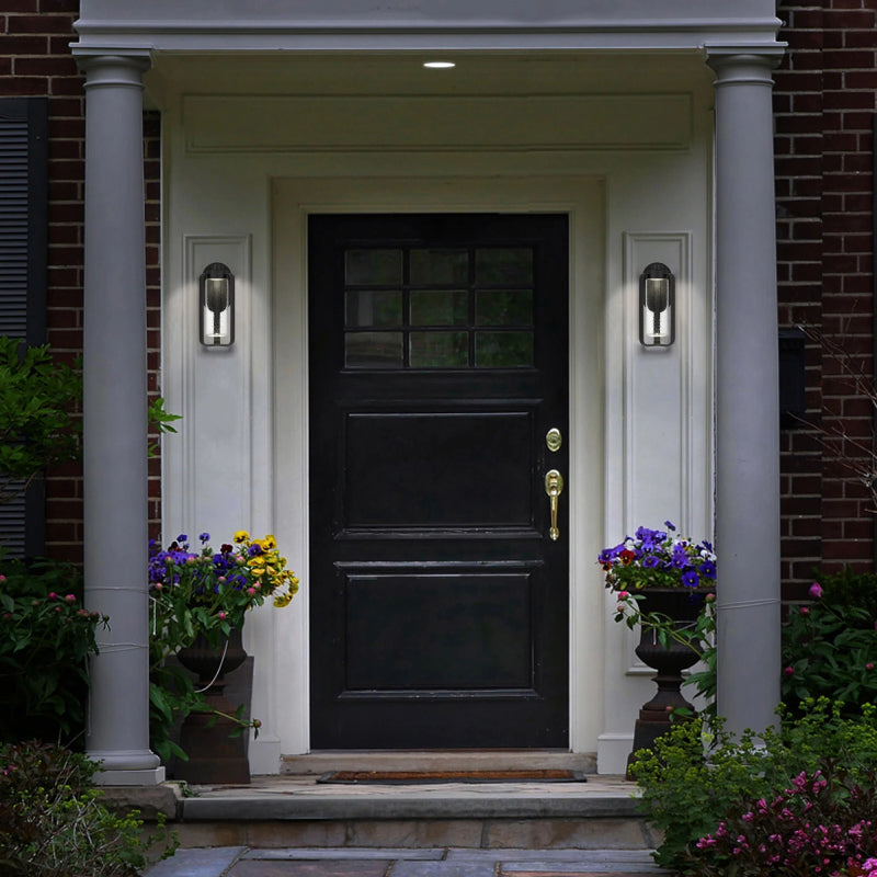 Alteck Lighting AW0047-3CCT-W Clover 1-lt 12" Tall LED Outdoor Wall Sconce, 3CCT Selectable
