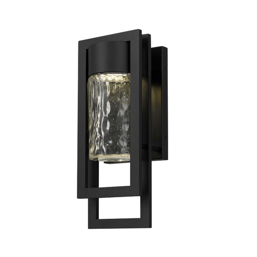 Alteck Lighting AW0050-3CCT-W 2 Step 1-lt 15" Tall LED Outdoor Wall Sconce, 3CCT Selectable