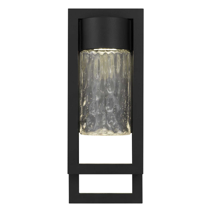 Alteck Lighting AW0050-3CCT-W 2 Step 1-lt 15" Tall LED Outdoor Wall Sconce, 3CCT Selectable