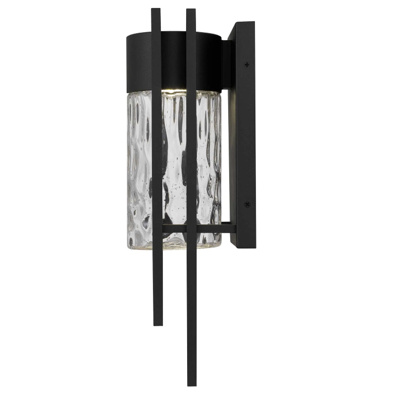 Alteck Lighting AW0050-3CCT-W 2 Step 1-lt 15" Tall LED Outdoor Wall Sconce, 3CCT Selectable