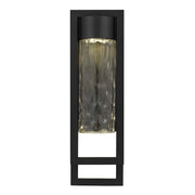 Alteck Lighting AW0051-3CCT-W 2 Step 1-lt 19" Tall LED Outdoor Wall Sconce, 3CCT Selectable