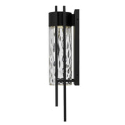 Alteck Lighting AW0051-3CCT-W 2 Step 1-lt 19" Tall LED Outdoor Wall Sconce, 3CCT Selectable