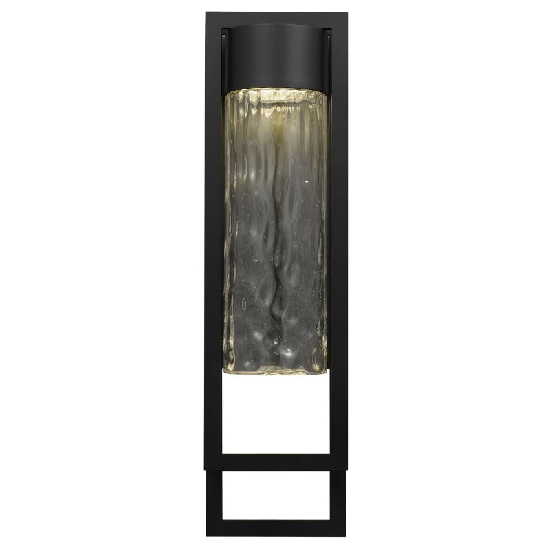 Alteck Lighting AW0052-3CCT-W 2 Step 1-lt 25" Tall LED Outdoor Wall Sconce, 3CCT Selectable
