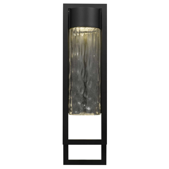 Alteck Lighting AW0052-3CCT-W 2 Step 1-lt 25" Tall LED Outdoor Wall Sconce, 3CCT Selectable