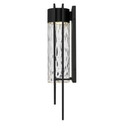 Alteck Lighting AW0052-3CCT-W 2 Step 1-lt 25" Tall LED Outdoor Wall Sconce, 3CCT Selectable