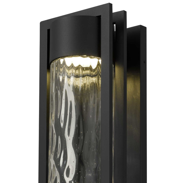 Alteck Lighting AW0052-3CCT-W 2 Step 1-lt 25" Tall LED Outdoor Wall Sconce, 3CCT Selectable