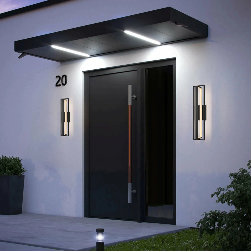 Alteck Lighting AW0055-30-W In & Out 1-lt 33" Tall LED Outdoor Wall Sconce