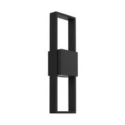 Alteck Lighting AW0056-3CCT-W Miami 1-lt 18" Tall LED Outdoor Wall Sconce, 3CCT Selectable