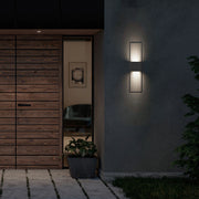 Alteck Lighting AW0057-3CCT-W Miami 1-lt 24" Tall LED Outdoor Wall Sconce, 3CCT Selectable
