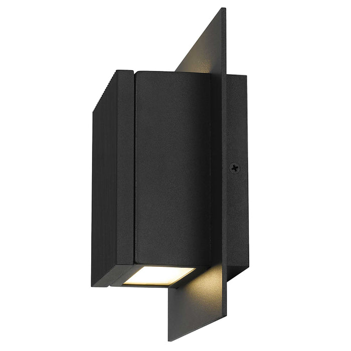 Alteck Lighting AW0060-3CCT-W Miami 1-lt 8" LED Outdoor Wall Sconce, 3CCT Selectable