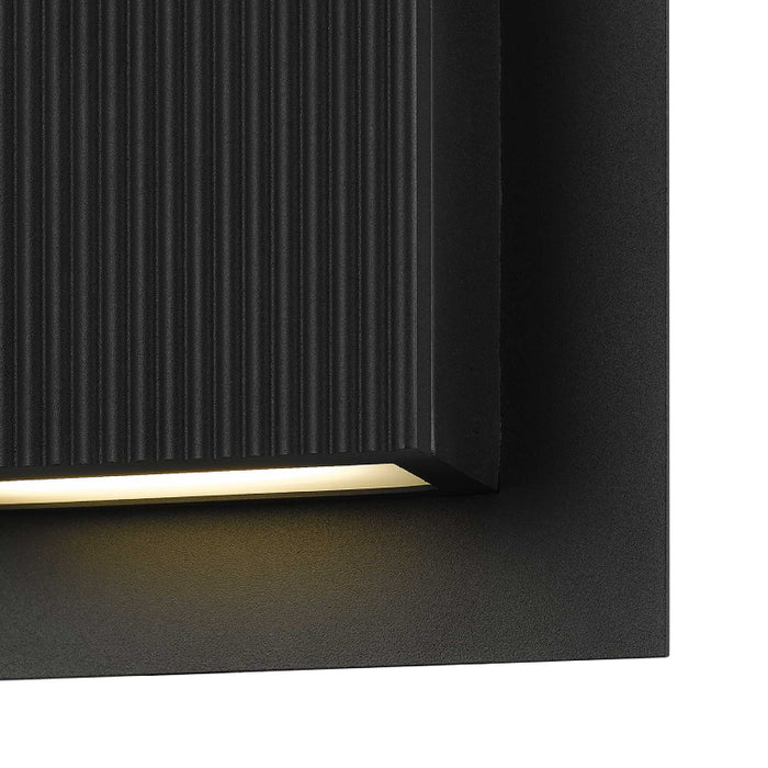 Alteck Lighting AW0060-3CCT-W Miami 1-lt 8" LED Outdoor Wall Sconce, 3CCT Selectable
